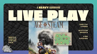Age of Steam - 1890 Berlin - 4p Teaching, Play-through, & Round table by Heavy Cardboard