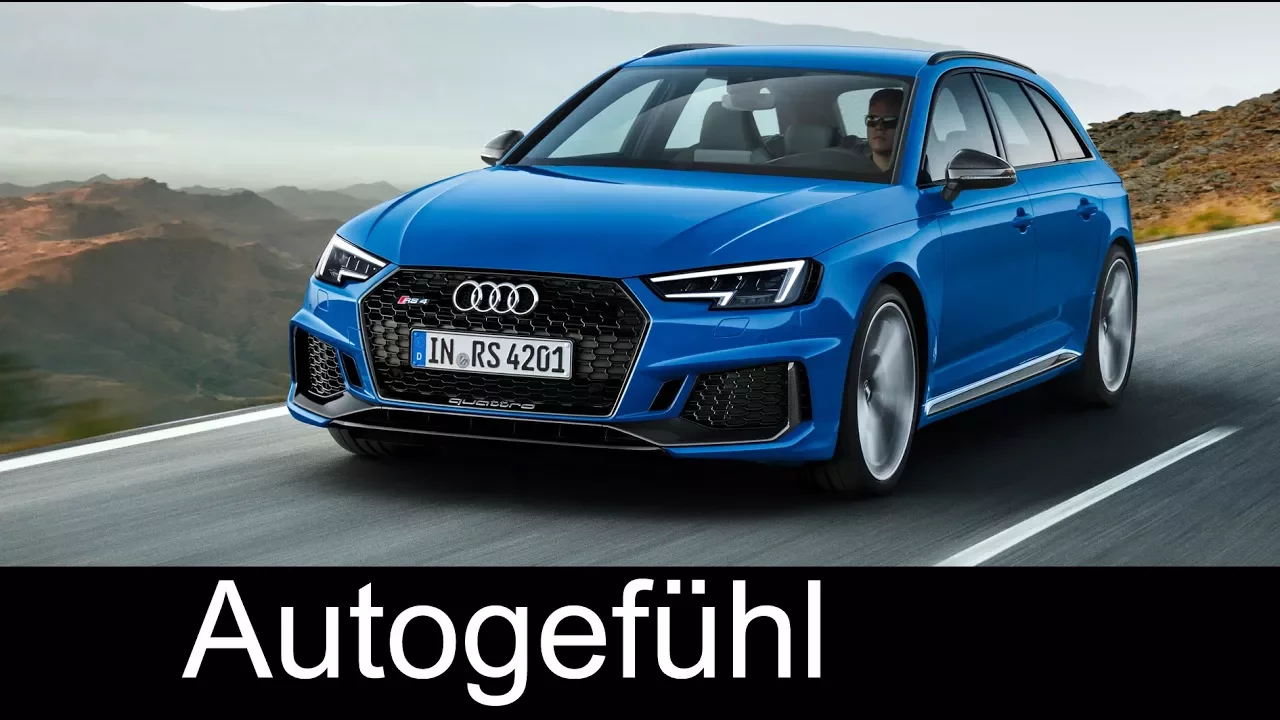 Audi RS 4 Avant Exterior/Interior Preview - IAA 2017 - Autogefühl