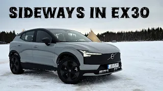 Sideways with EX30 Cross Country 🤣 428hp and ESC off
