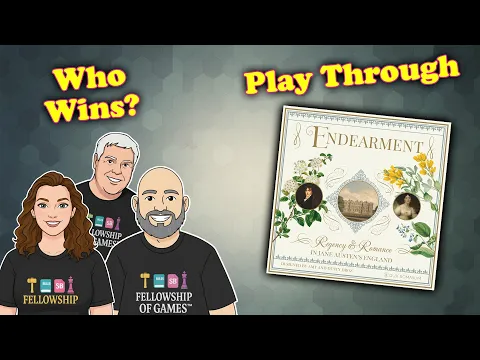 Endearment Board Game Playthrough | Romance & Strategy in Jane Austen’s World