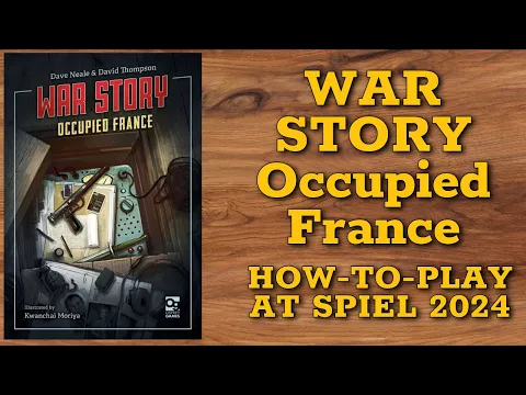 War Story: Occupied France how to play interview at Spiel 2024