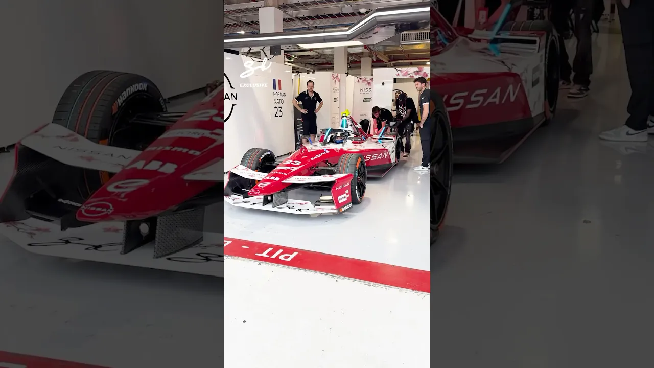I hit the Miami track in a Formula E car…👀🏎️ #NissanFormulaE #EvoSessions #ad
