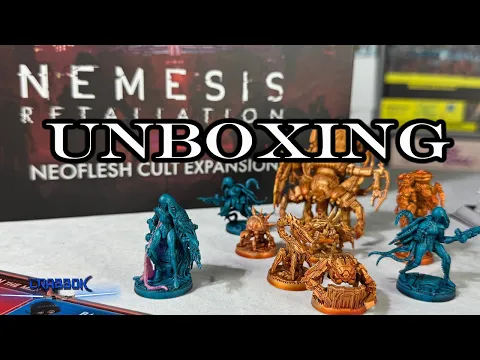 Nemesis: Retaliation - Neo Flesh Cult and Xyrians Prototype Unboxing & Miniature Showcase