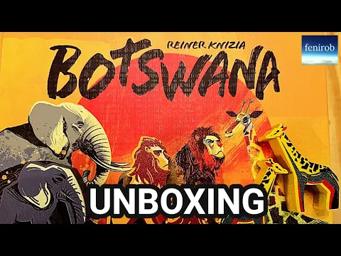 Botswana Board Game | 25th Century Games | Unboxing (No Talking)