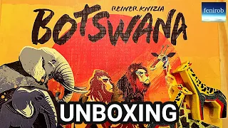 Botswana Board Game | 25th Century Games | Unboxing (No Talking)