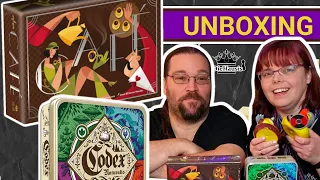 CAFE & CODEX NATURALIS | Brettspiel Unboxing (HUCH! Verlag 2021)