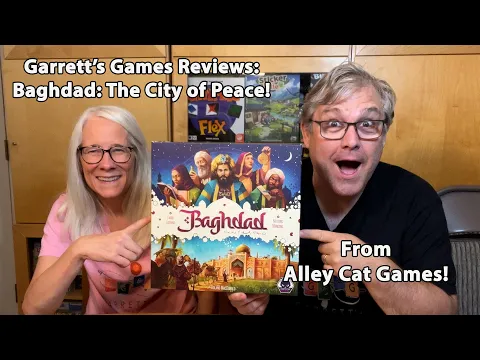 Sail, Recruit, Build, & Gather - Garrett's Games Reviews Baghdad: City of Peace from Alley Cat Games