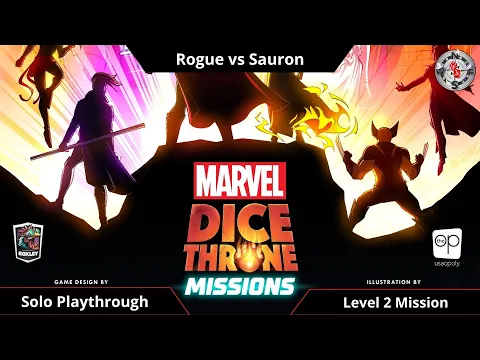 Marvel Dice Throne Missions Playthrough - Rogue vs Sauron