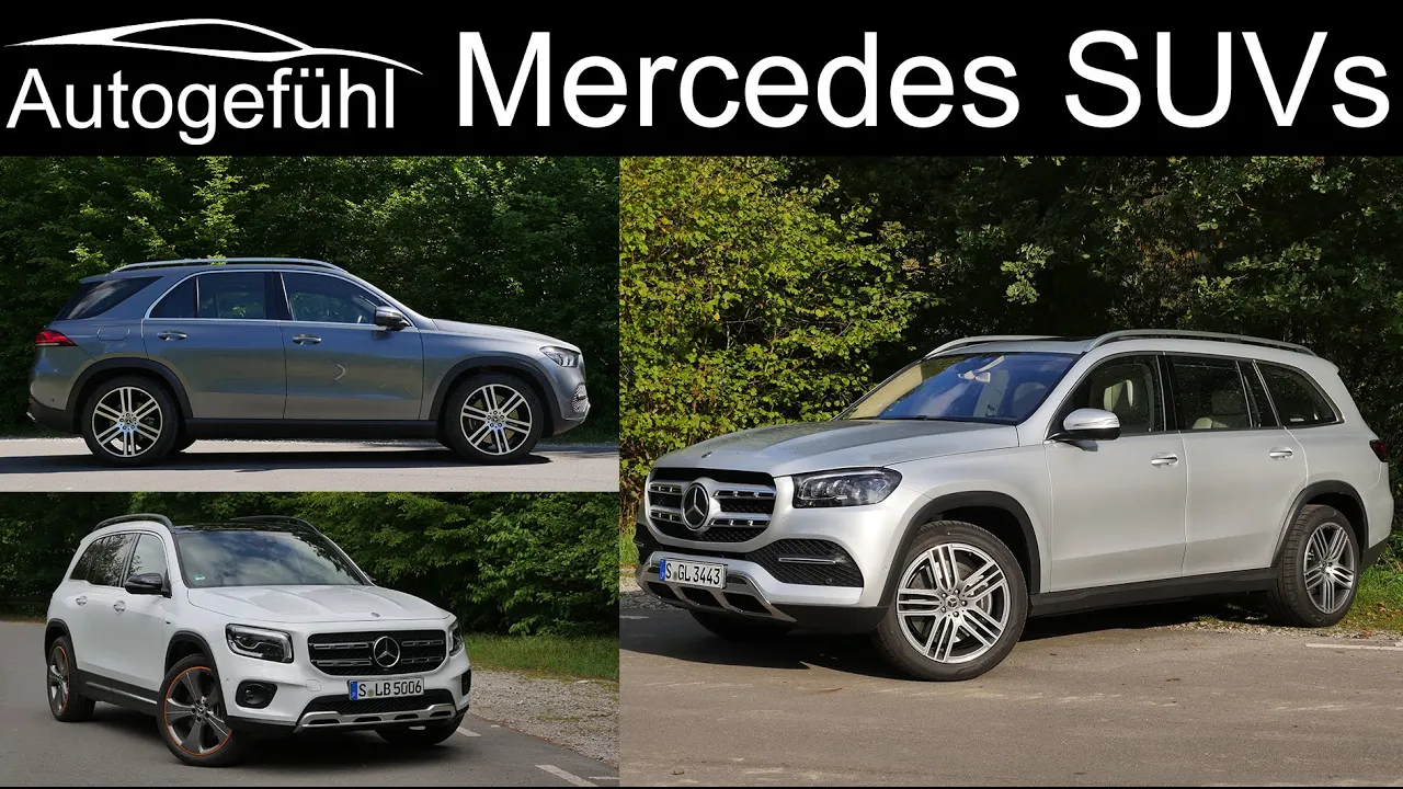 Mercedes GLA vs GLB vs GLC vs GLE vs GLS comparison review!