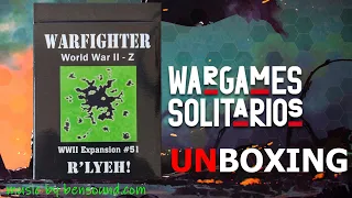 Warfighter Expansión #51 R´Lyeh! Unboxing. DVG.