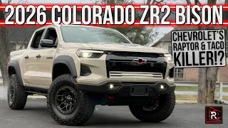 The 2026 Chevrolet Colorado ZR2 Bison Is An Extremely Capable Well-Priced Off-Road Truck