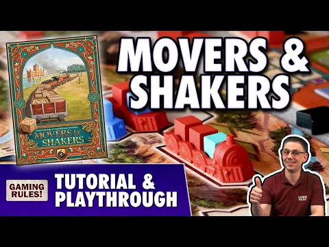 Movers & Shakers - Tutorial & Playthrough & Giveaway