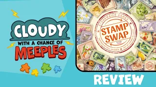 Stamp Swap Review - Cloudy with a Chance of Meeples