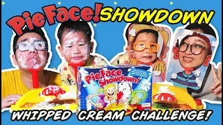 pie face game showdown challenge - SO MUCH FUN & EXCITING GAME!