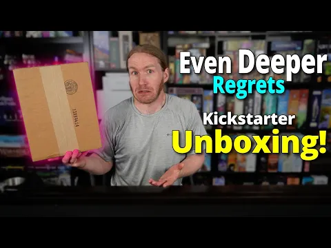Even Deeper Regrets Kickstarter Unboxing