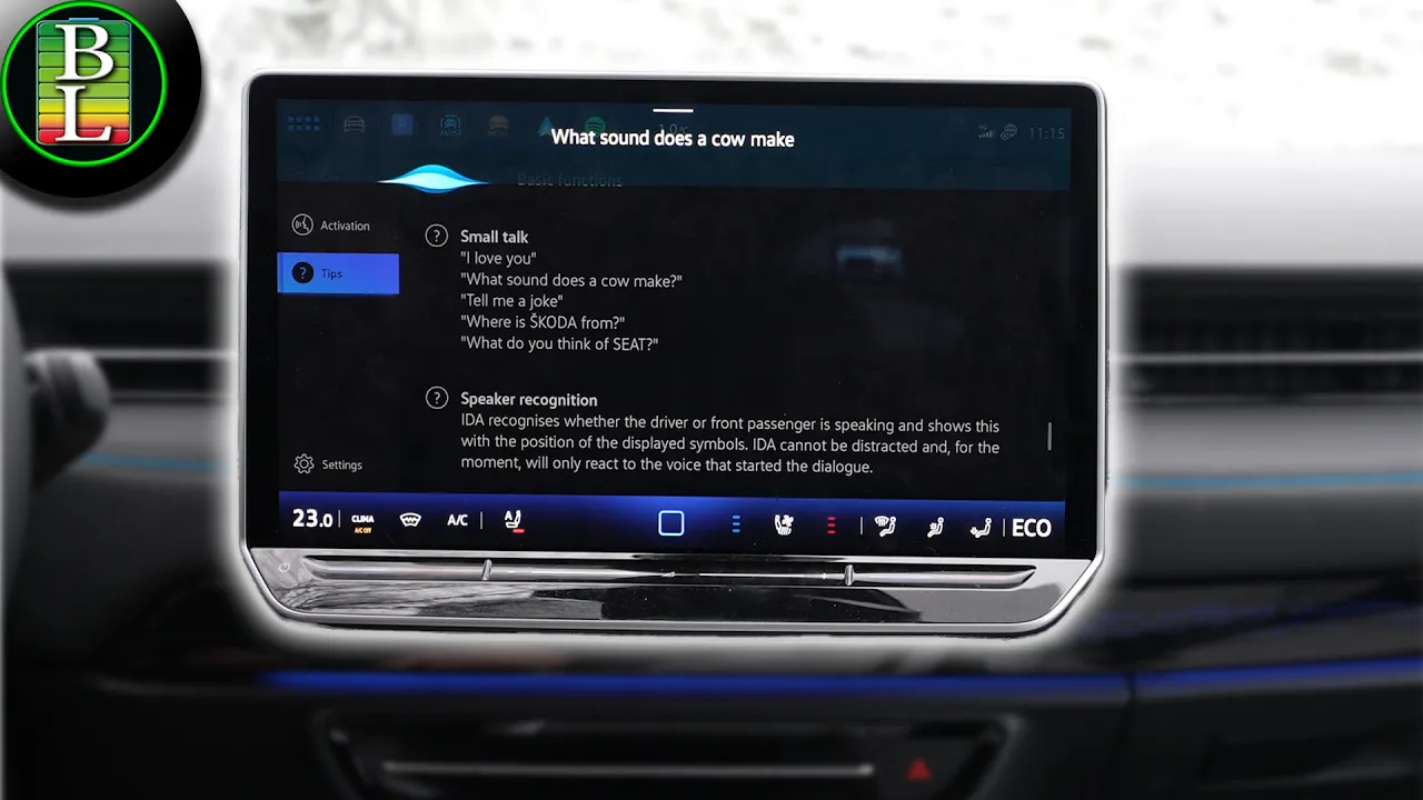 Voice Control in my VW Id.7 IDA