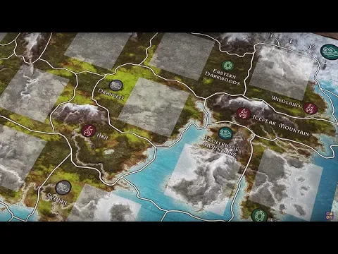 Creating the Map and Regions of Trudvang Legends (Henning Ludvigsen)