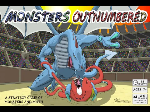 Monsters Outnumbered - A strategy card game where math meets monsters