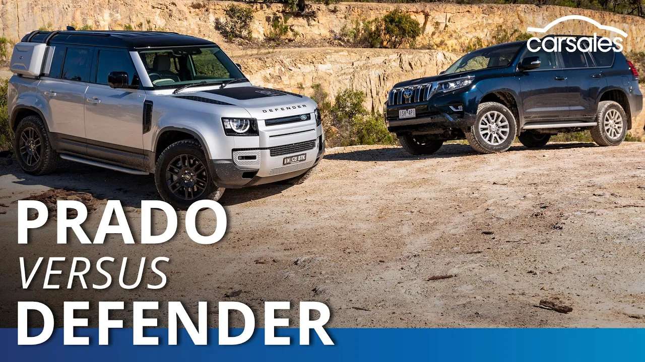 Toyota Prado Kakadu v Land Rover Defender 110 2020 Comparison Test @carsales.com.au