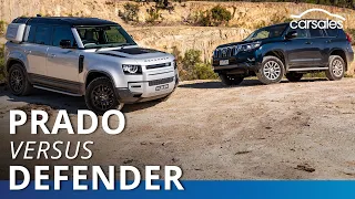 Toyota Prado Kakadu v Land Rover Defender 110 2020 Comparison Test @carsales.com.au