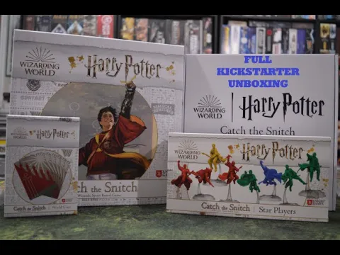 Harry Potter: Catch the Snitch - A Wizards Sport Board Game by Knight Games Kickstarter Unboxing