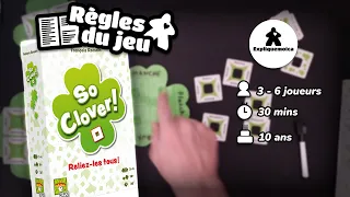 🍀 SO CLOVER 🍀 règle du jeu en français par #expliquemoica