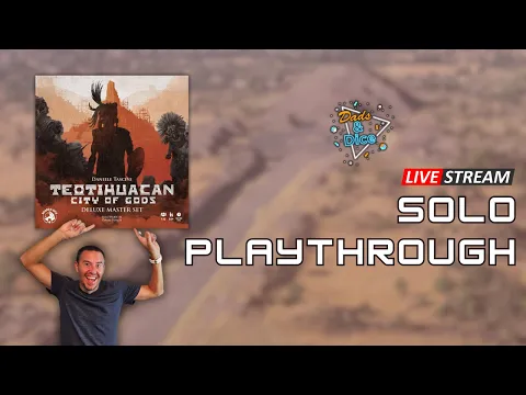 Teotihuacan Deluxe Master Set | Solo Playthrough | Live Stream
