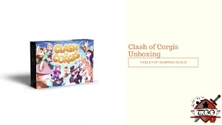 Clash of Corgis Board Game Unboxing