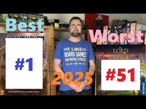 Josh Yaks about the board games of 2025: The best, the worst, and a SHOCKING most played of the year