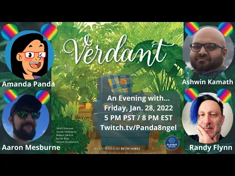 An Evening with ... Randy, Aaron, Ashwin | Verdant from Flatout Games on Tabletopia | (Twitch VOD)
