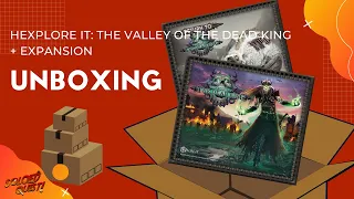 Unboxing Hexplore It Volume 1: The Valley of the Dead King + Expansion