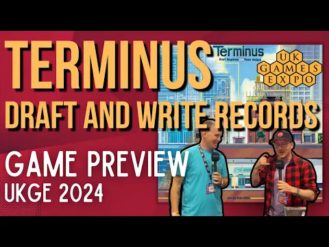 UKGE 2024: Terminus, and Draft and Write Records previews with Insideup games