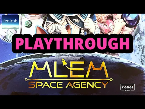 MLEM: Space Agency Board Game | Playthrough (Base Game)