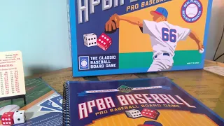 How to play the APBA Basic Baseball Board Game