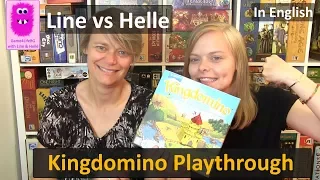 Kingdomino, Playthrough: Line vs Helle (In English, Spiel des Jahres 2017)
