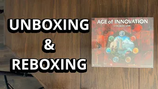Age of Innovation - A Standalone Terra Mystica Board Game Unboxing & Reboxing - What's in the Box?