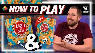 How to Play Land vs Sea and UNCHARTED Expansion | Board Game Tutorial
