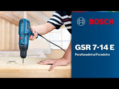 Furadeira e Parafusadeira 3/8" 400W GSR 7-14 E 127V (110V) Bosch
