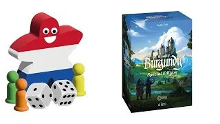 a solo game of Castles of Burgundy - vs the Chateauma (Special Edition)