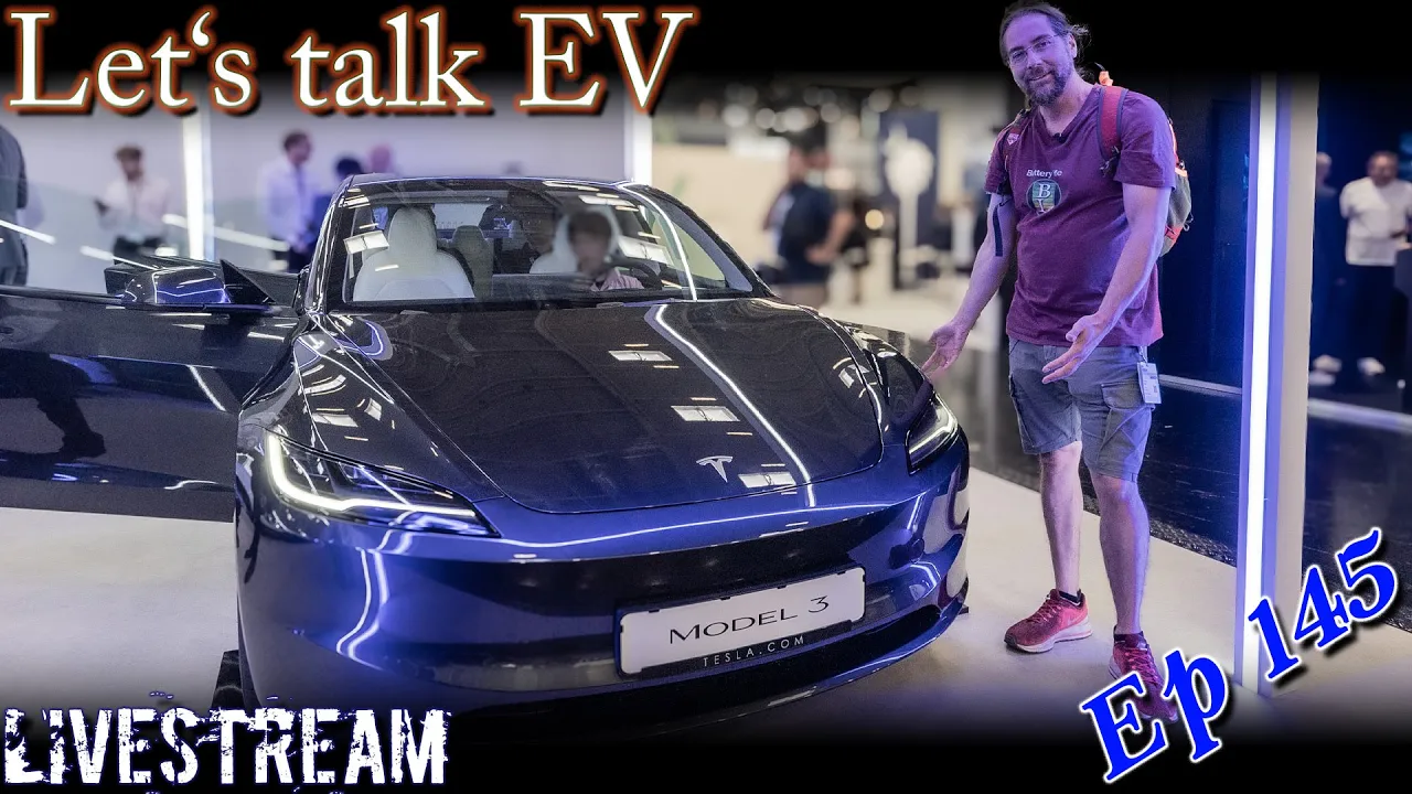 (live) Let's talk EV - My first press car from Tesla, finally!