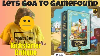 Goa - The Classic Returnsa (B+) Kickstarter Critique Review