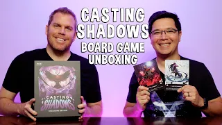 Casting Shadows Unboxing - New Unstable Games Board Game