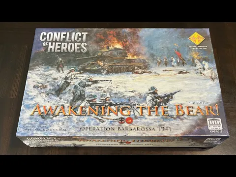 Conflict of Heroes: Awakening the Bear, 3rd Ed (Academy) - Unboxing and Comparison with 1st/2nd Ed