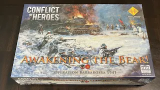 Conflict of Heroes: Awakening the Bear, 3rd Ed (Academy) - Unboxing and Comparison with 1st/2nd Ed