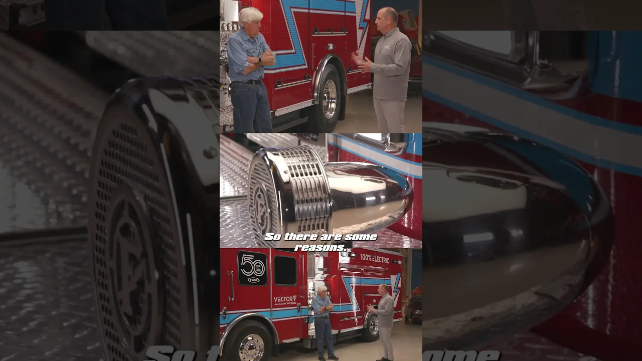 Coming Soon Electric Fire Engine 2023 Vector - "Firemen are pretty conservative" - Jay Leno's Garage