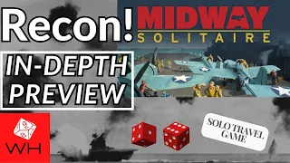 Recon! Midway Solitaire (Worthington) | WW2 | Travel Game | Preview