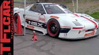 Race Shotgun up Pikes Peak in an 1991 Acura NSX before the 2015 PPIHC