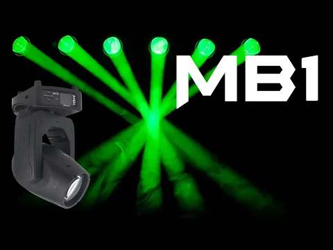 Product video thumbnail for Mega Lite MB1 80W LED Beam Moving Head Fixture