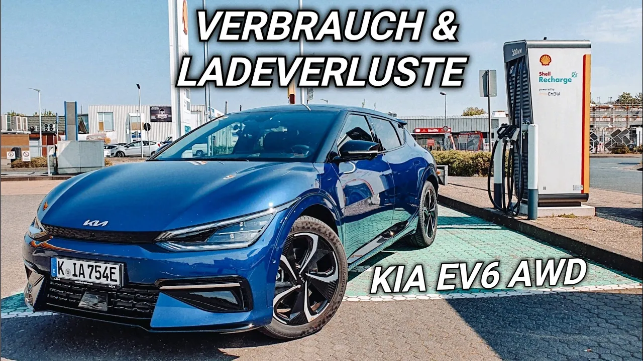 KIA EV6 AWD. Ladeverluste leider auf Tesla Model Y Niveau! #elektroauto #kiaev6