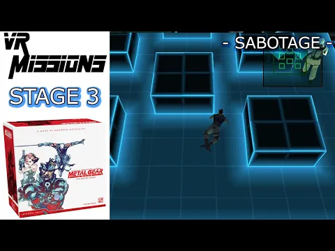 Metal Gear Solid: The Boardgame | VR Mission 3 - SABOTAGE